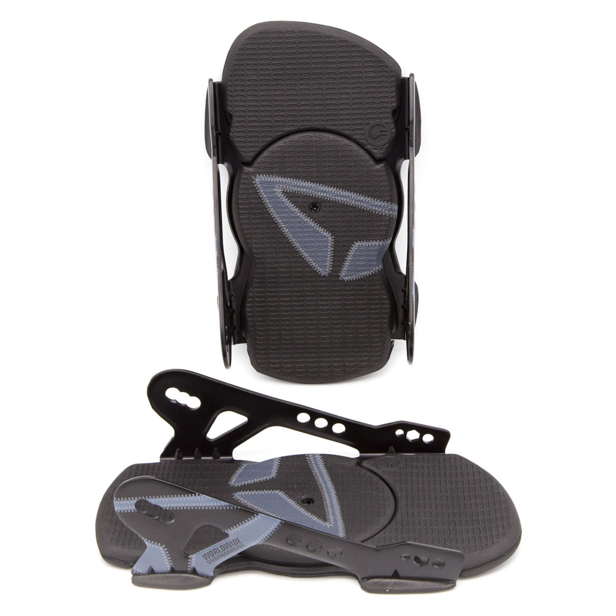 Baseplate ALU S w. Dampening and Pads (pair)