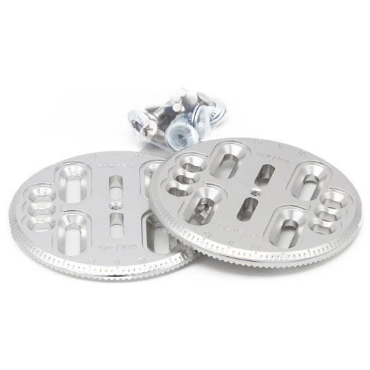 Combidisc 4x4/ICS Channel for Alu Baseplates (pair) w.Screws